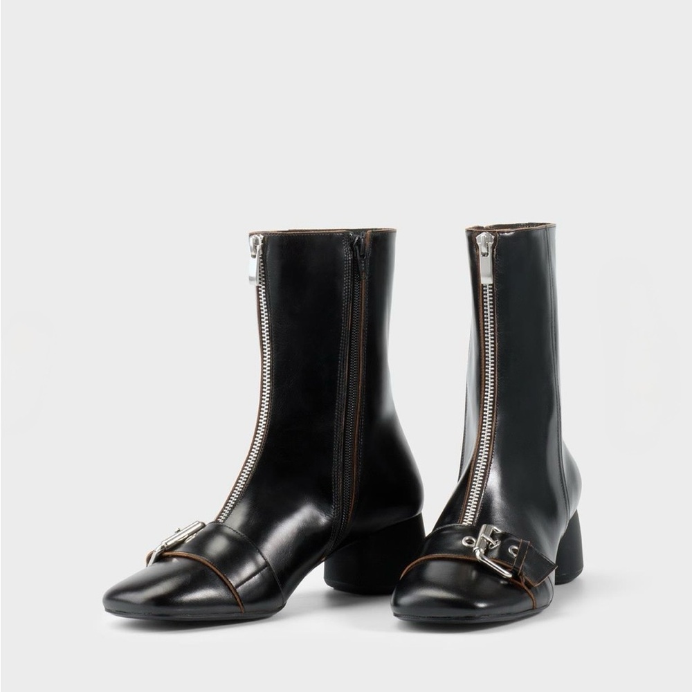 Vagabond | Black Leather Ankle Boot